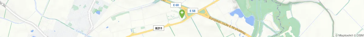 Kartendarstellung des Standorts für Plus Apotheke in 2460 Bruck an der Leitha